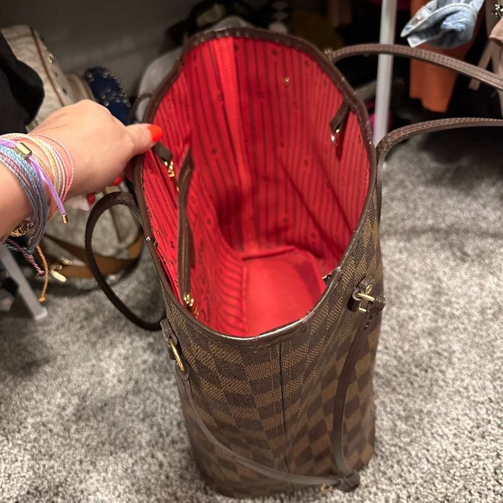 Authentic Louis Vuitton Neverfull MM Damier Ebene - Picture 7 of 10